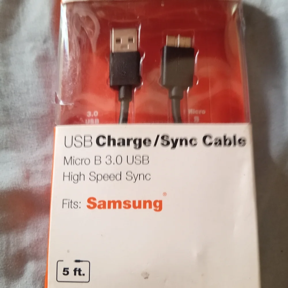 Samsung Black Micro USB Cable for Fast Sync